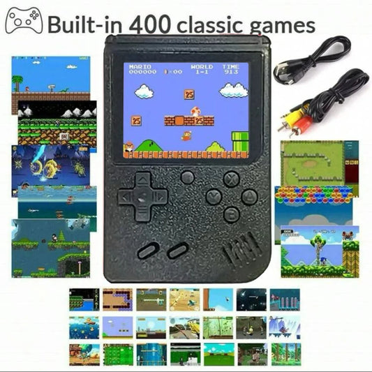 Consola de retro juegos clasicos 400 en 1 full HD.
